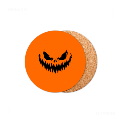 WickedJackOLantern High Gloss Coaster 01 Round