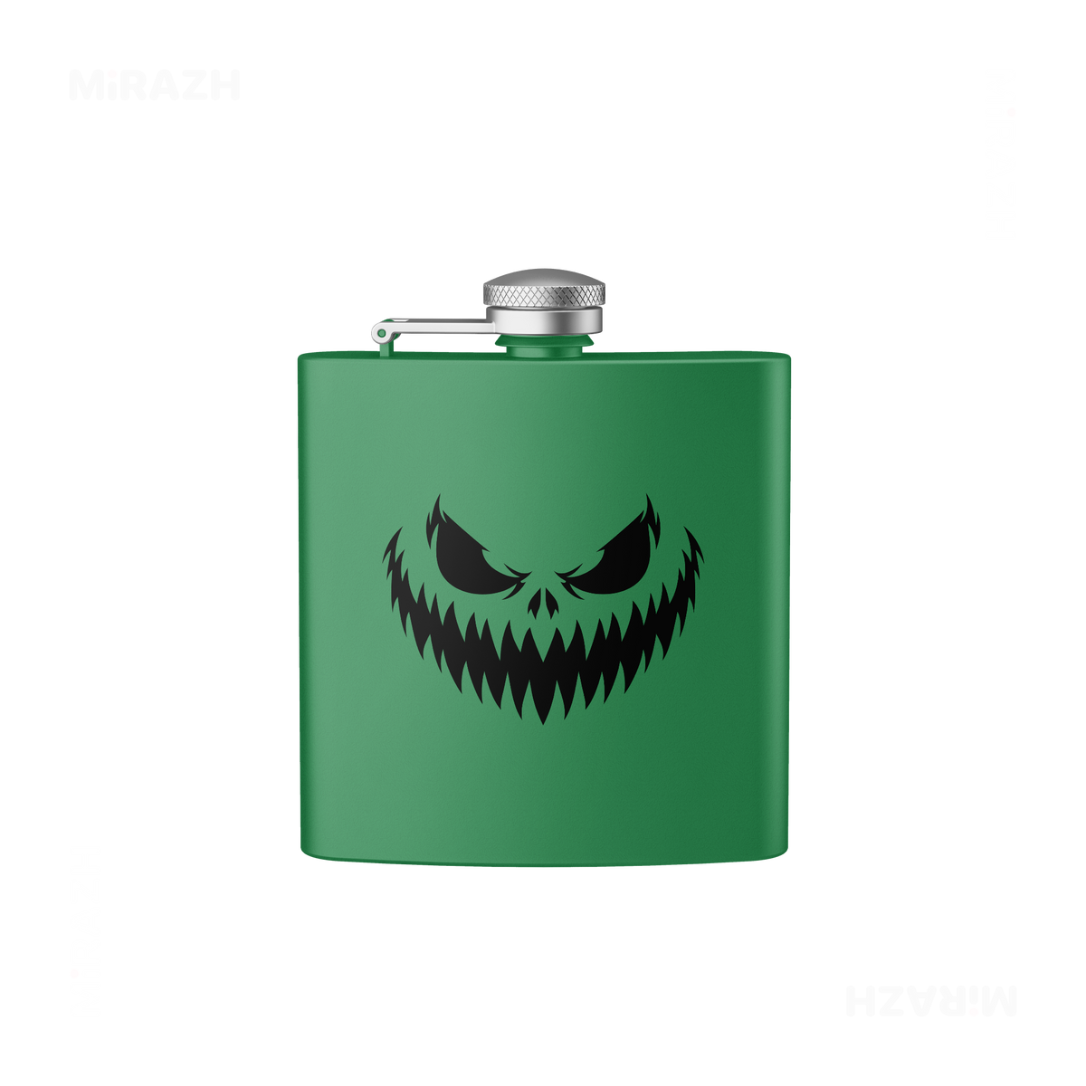WickedJackOLantern Hip Flasks 01 Green