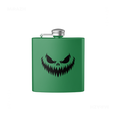WickedJackOLantern Hip Flasks 01 Green