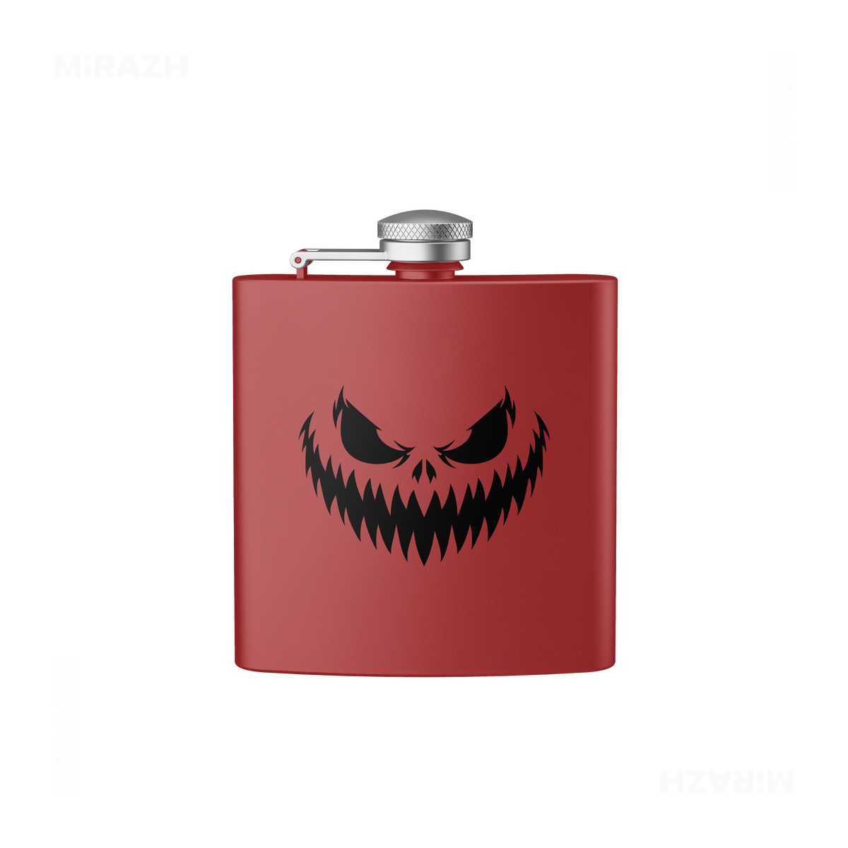 WickedJackOLantern Hip Flasks 01 Red