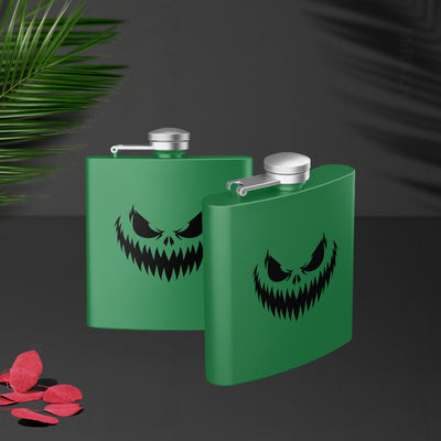 WickedJackOLantern Hip Flasks 02 Green