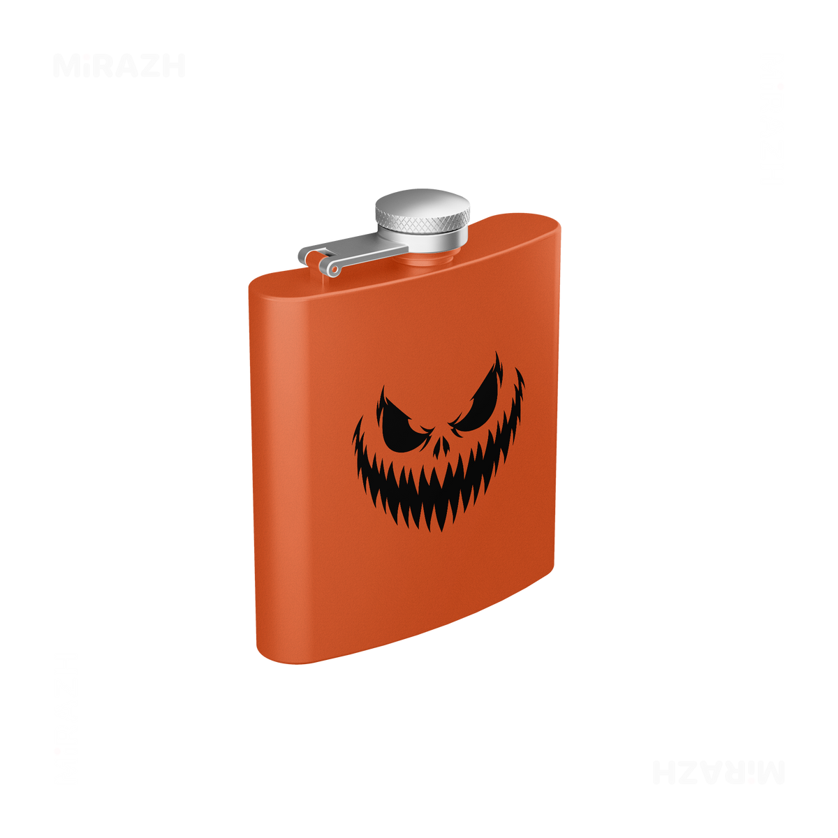 WickedJackOLantern Hip Flasks 03 Orange