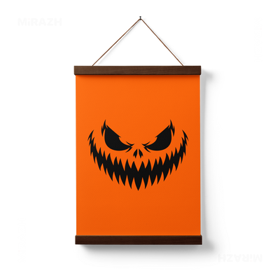 WickedJackOLantern Magnetic Hanger Poster 01 Dark Wood