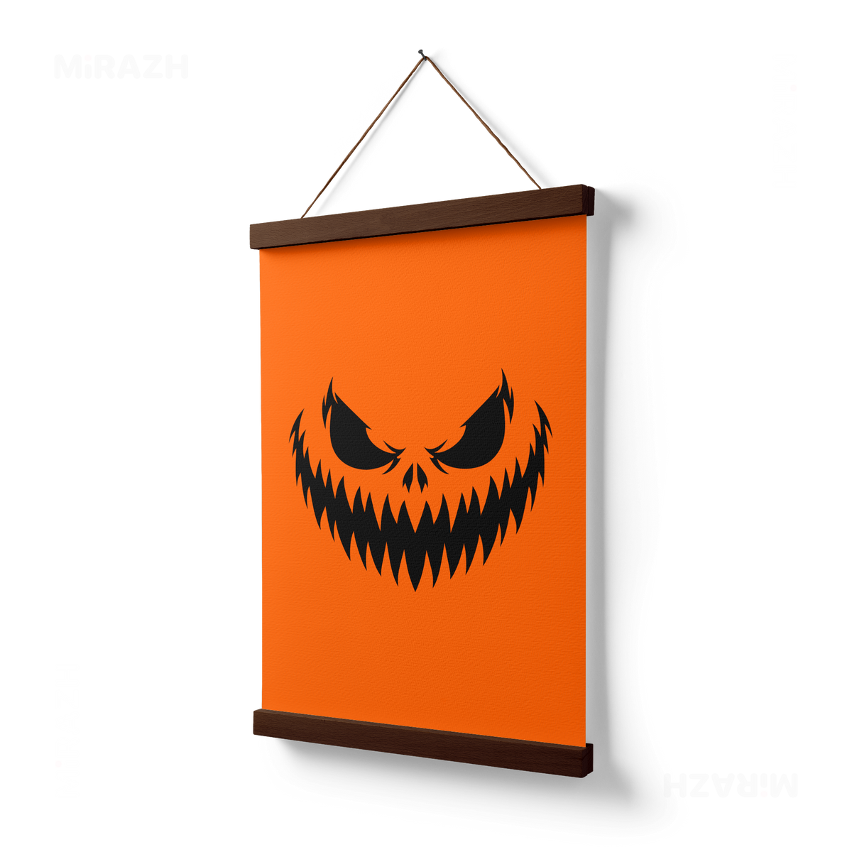 WickedJackOLantern Magnetic Hanger Poster 03 Dark Wood
