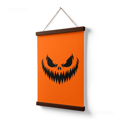 WickedJackOLantern Magnetic Hanger Poster 03 Dark Wood