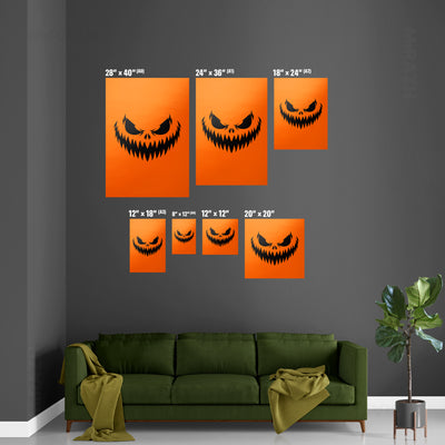 WickedJackOLantern Magnetic Hanger Poster 06 Dark Wood
