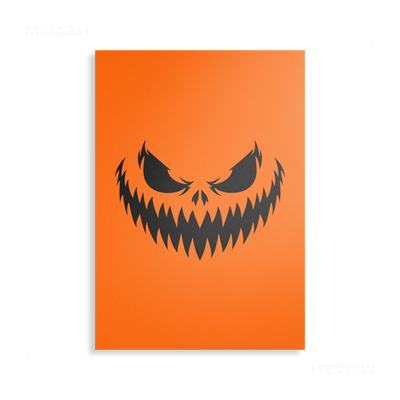 WickedJackOLantern Metallic Print 01 Aluminum