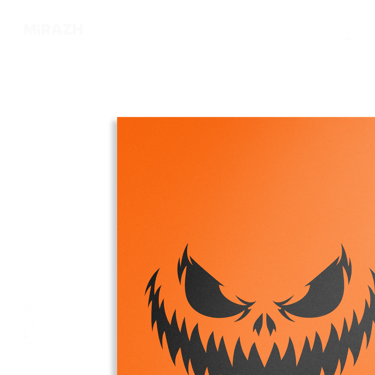 WickedJackOLantern Metallic Print 02 Aluminum