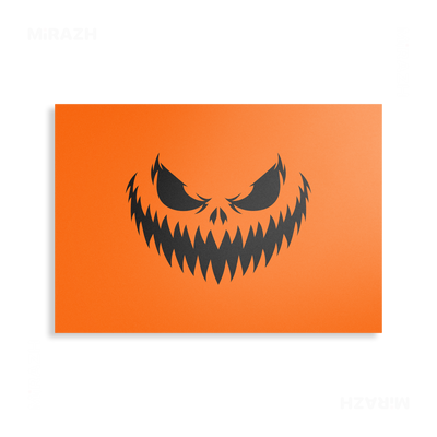 WickedJackOLantern Metallic Print 03 Aluminum