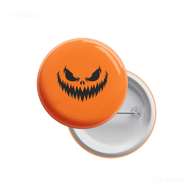 WickedJackOLantern Pin Buttons 01 Round