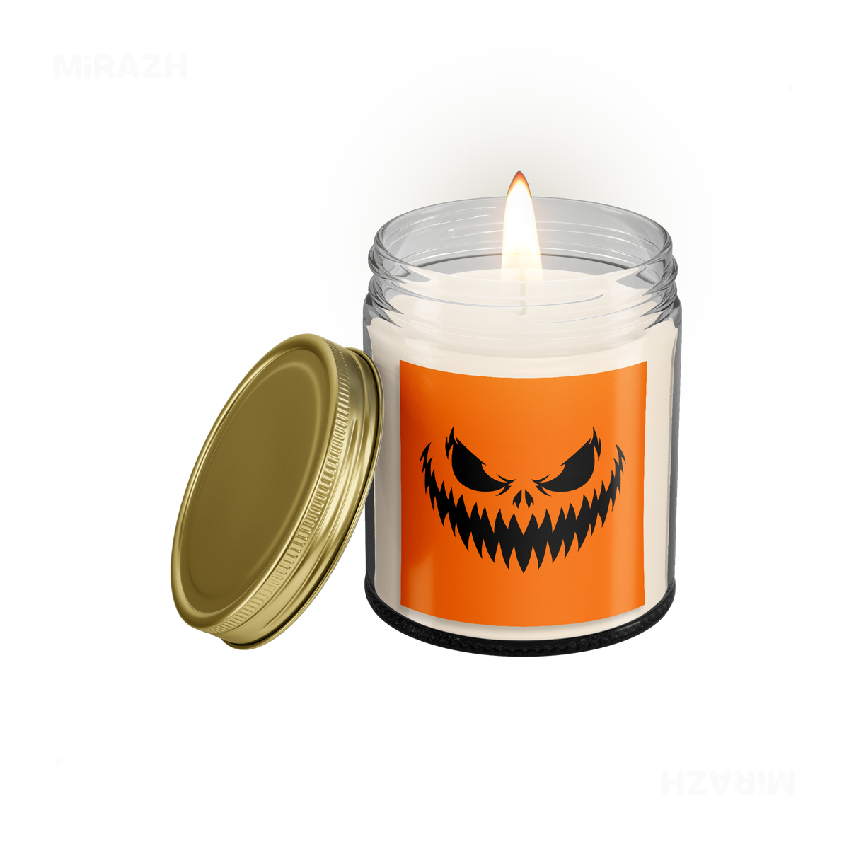 WickedJackOLantern Scented Candle 01 Clear