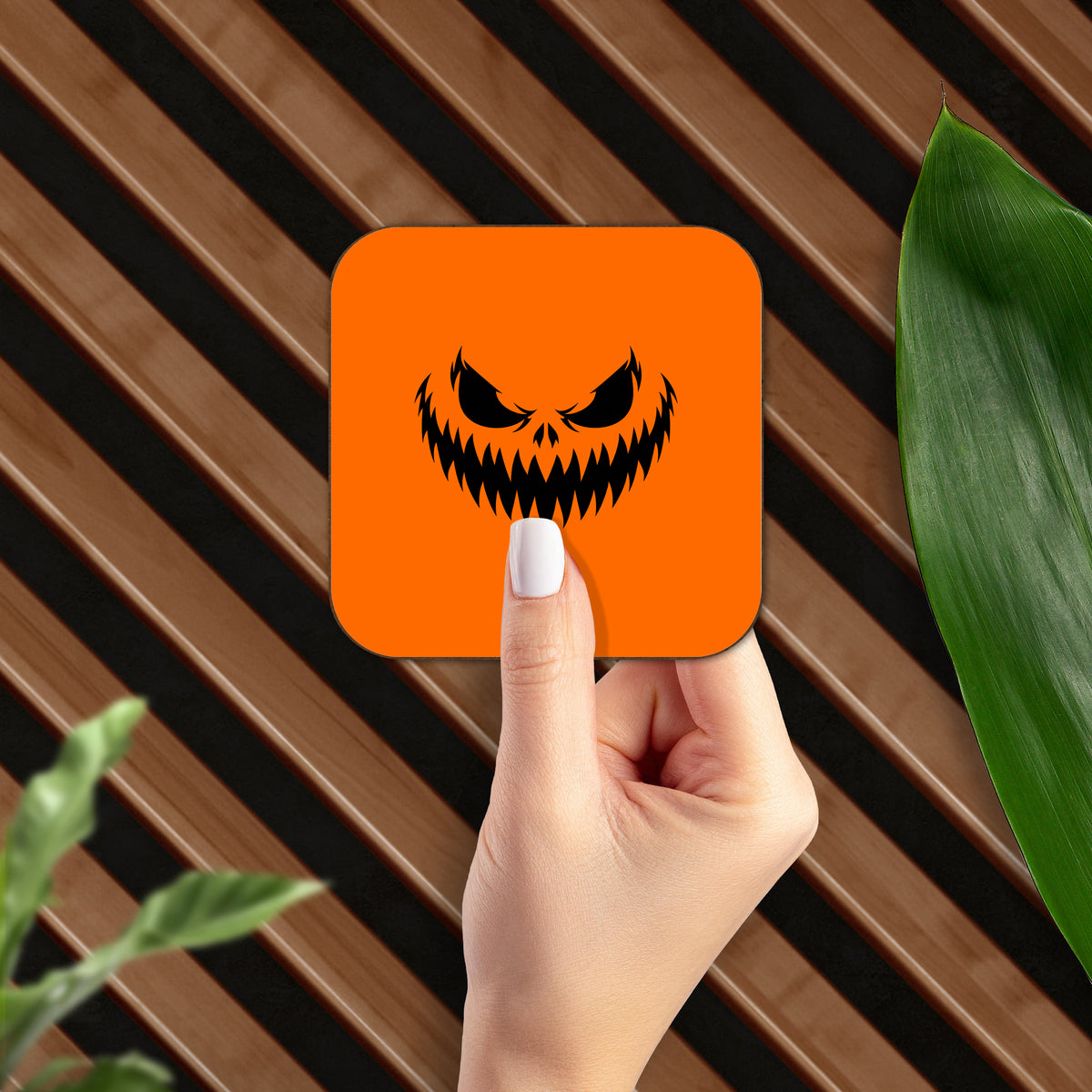 WickedJackOLantern Semi Glossy Coaster 02