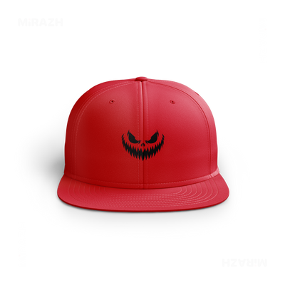 WickedJackOLantern Snapback Caps 01 Red DTF