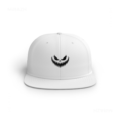 WickedJackOLantern Snapback Caps 01 White DTF