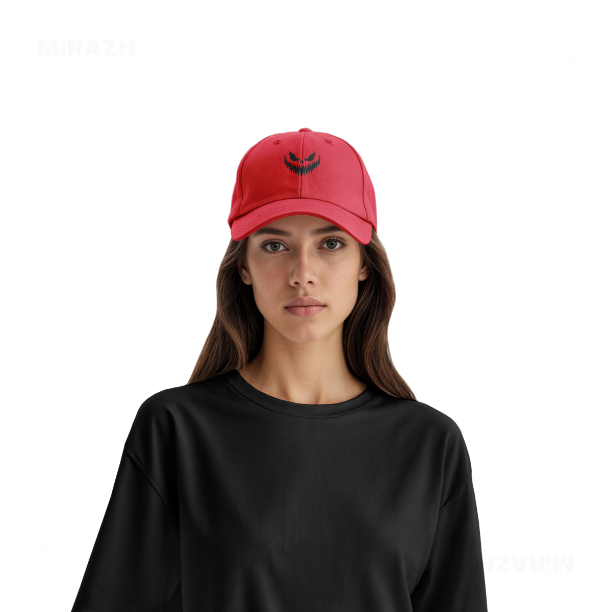 WickedJackOLantern Snapback Caps 07 Red DTF