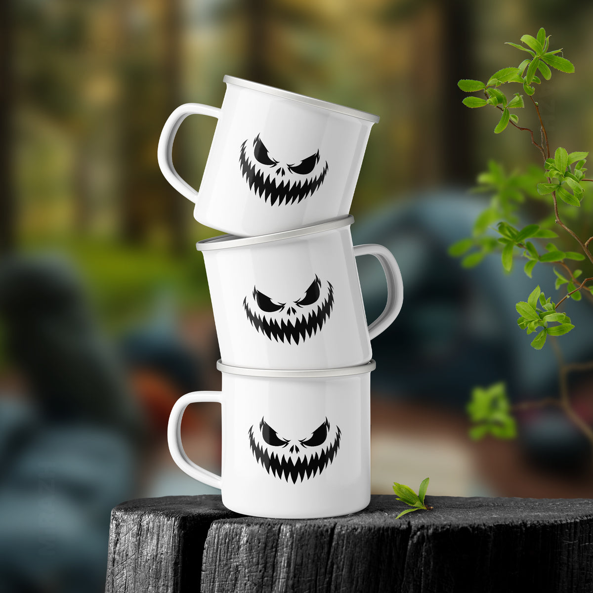 WickedJackOLantern Stainless Steel Camping Mug 02