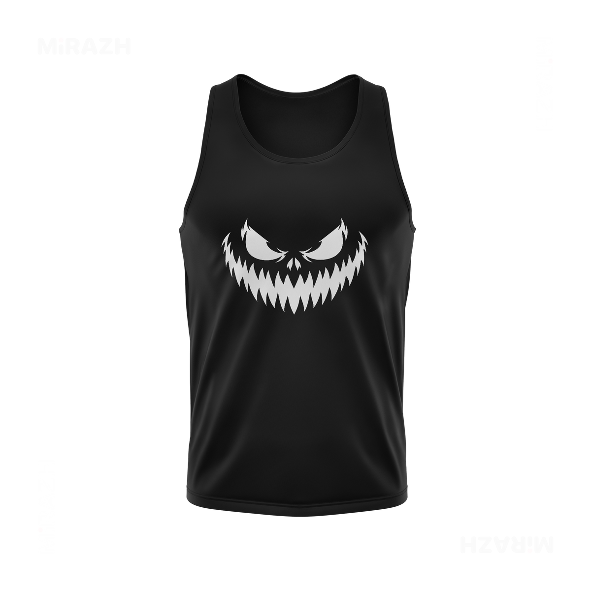 WickedJackOLantern Tank Tops 01 Black