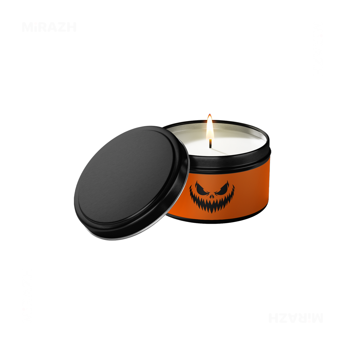 WickedJackOLantern Tin Candle 01 Black