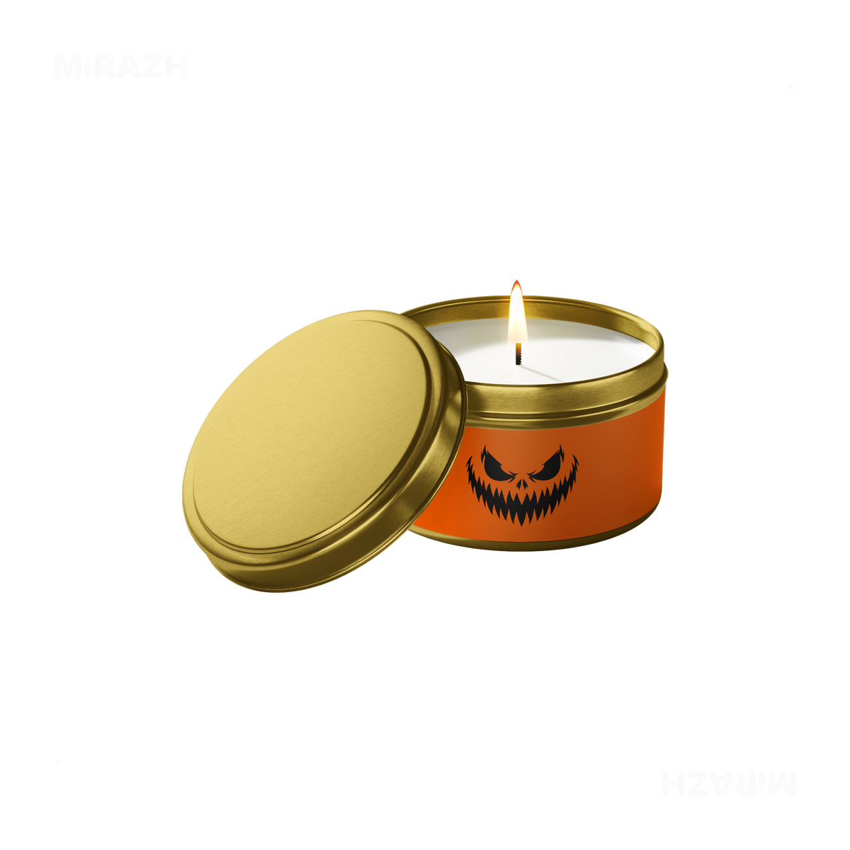 WickedJackOLantern Tin Candle 01 Gold