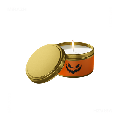 WickedJackOLantern Tin Candle 01 Gold