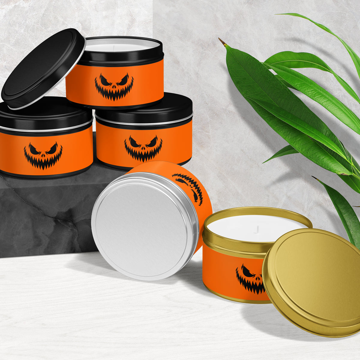 WickedJackOLantern Tin Candle 02 Black