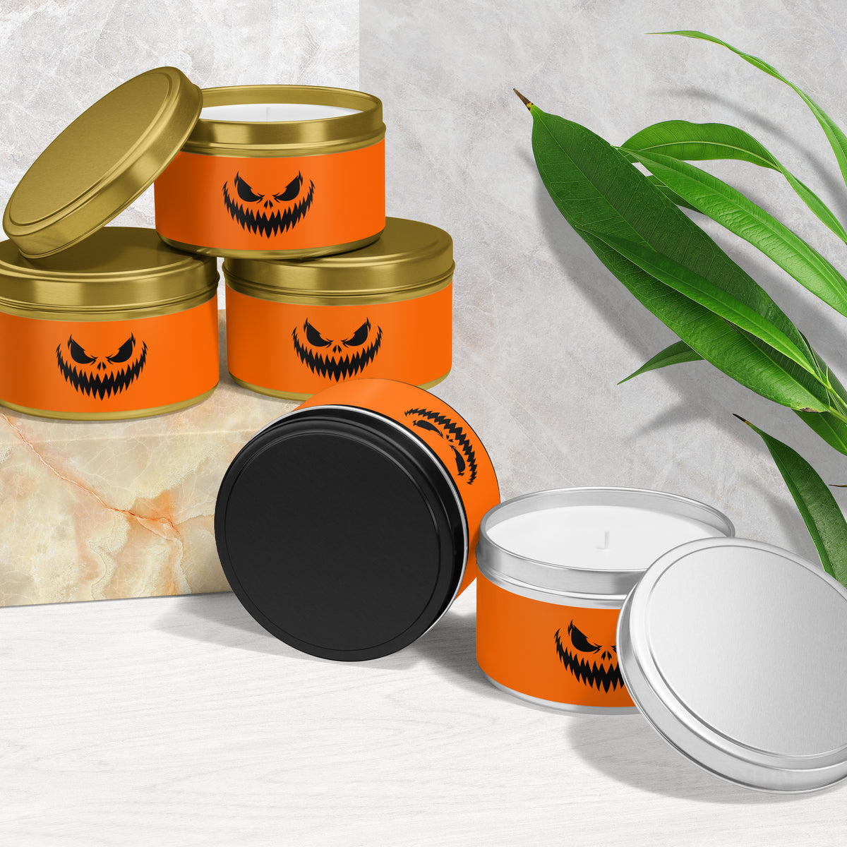 WickedJackOLantern Tin Candle 02 Gold