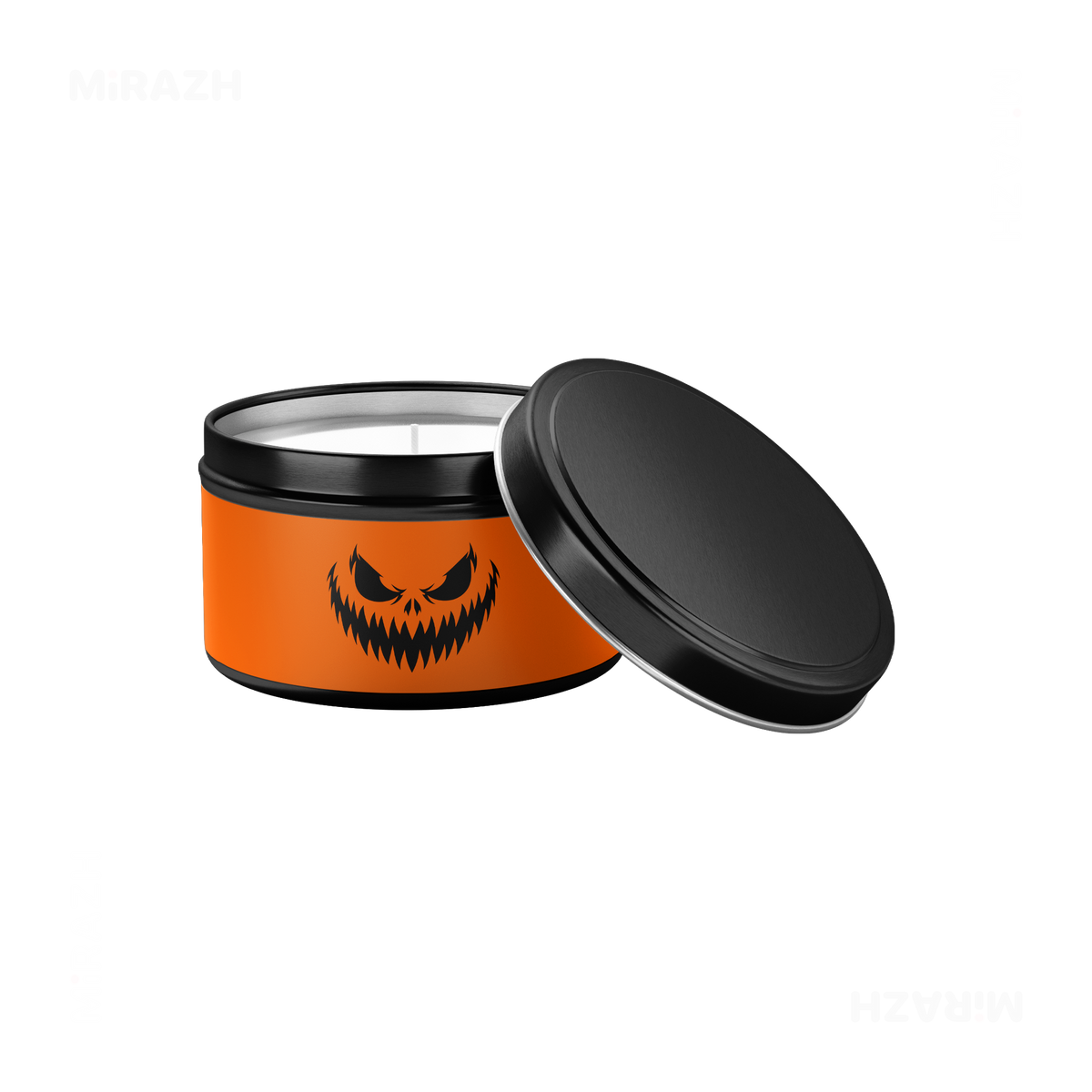 WickedJackOLantern Tin Candle 03 Black