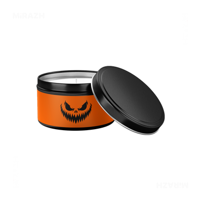 WickedJackOLantern Tin Candle 03 Black