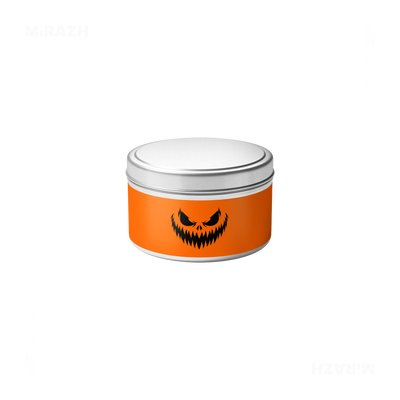WickedJackOLantern Tin Candle 04 Silver