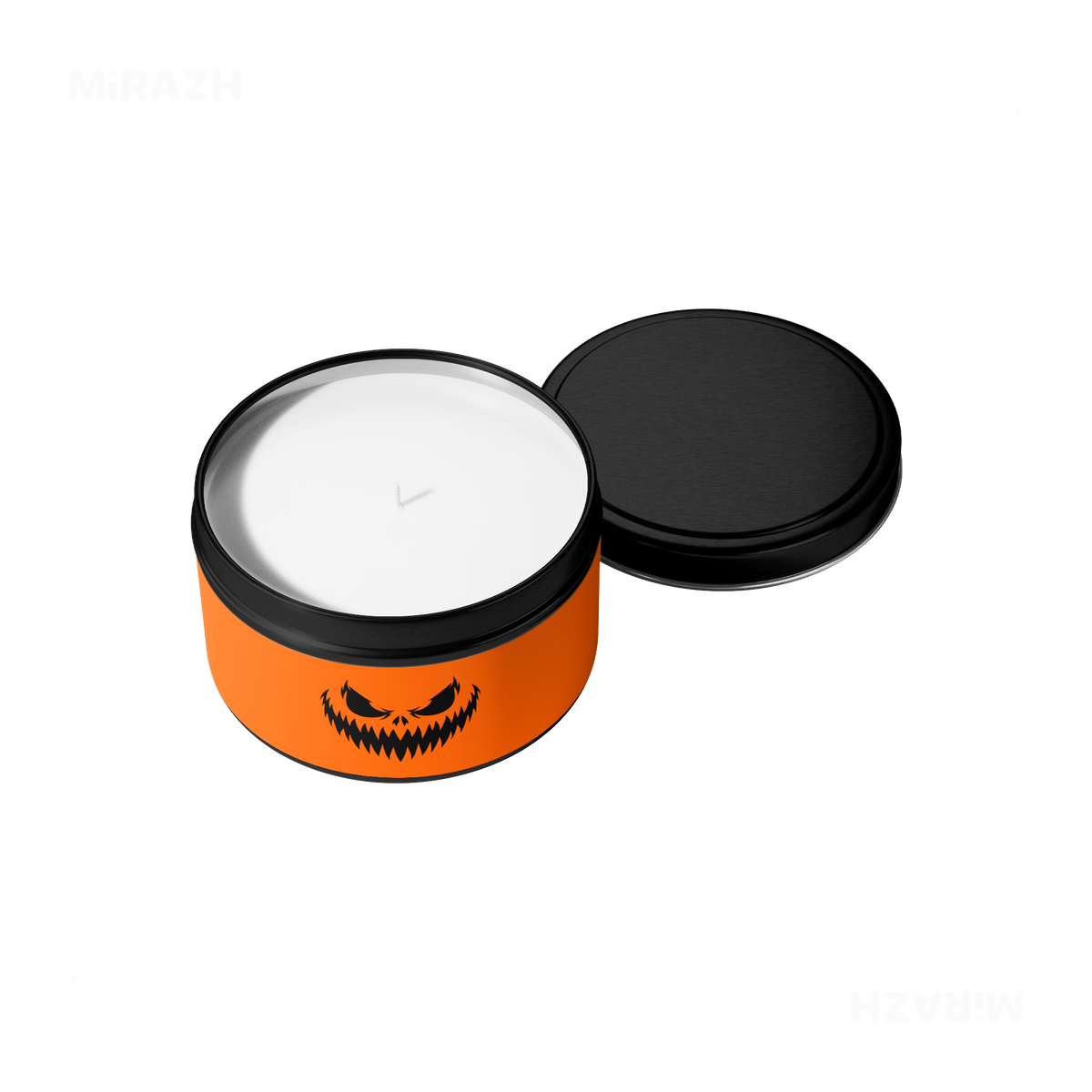 WickedJackOLantern Tin Candle 05 Black