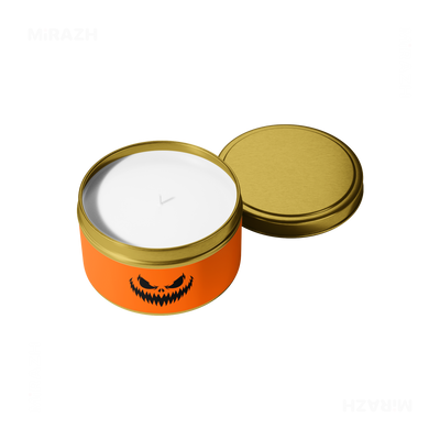 WickedJackOLantern Tin Candle 05 Gold
