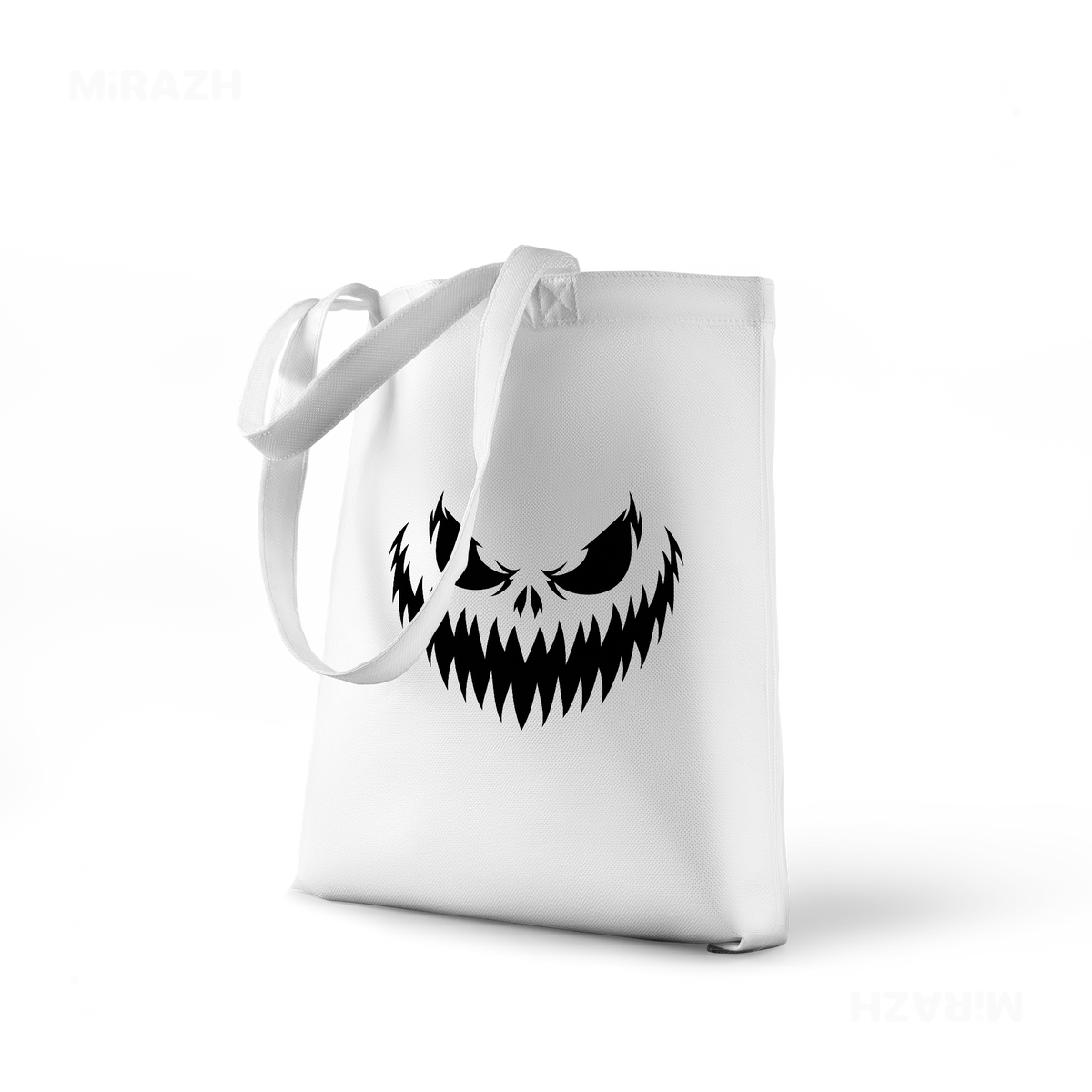 WickedJackOLantern Tote Bags 01 White