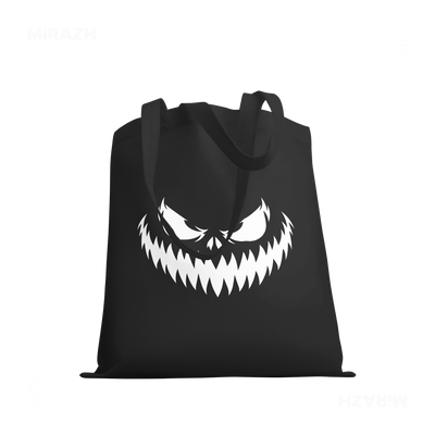 WickedJackOLantern Tote Bags 03 Black
