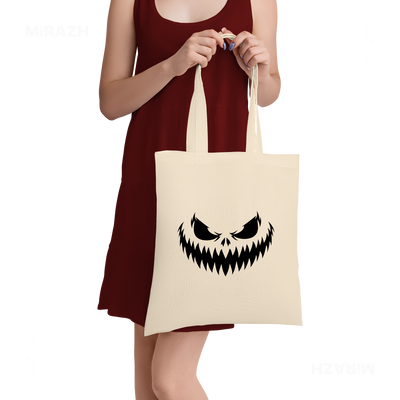 WickedJackOLantern Tote Bags 05 Natural