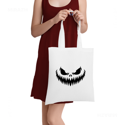 WickedJackOLantern Tote Bags 05 White