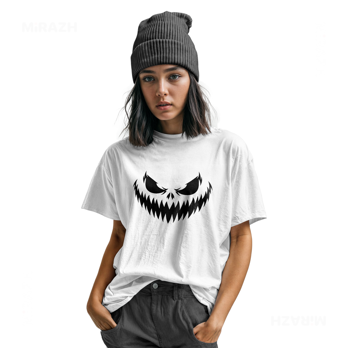 WickedJackOLantern Youth T Shirt 04 White