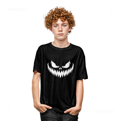 WickedJackOLantern Youth T Shirt 05 Black