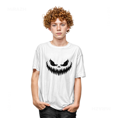 WickedJackOLantern Youth T Shirt 05 White