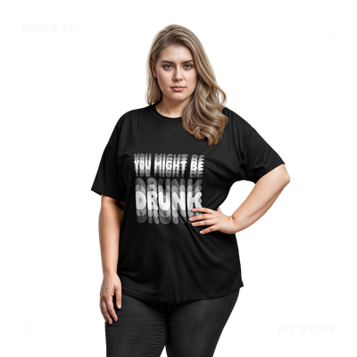 YouMightBeDrunk Adult T Shirt 03 Black