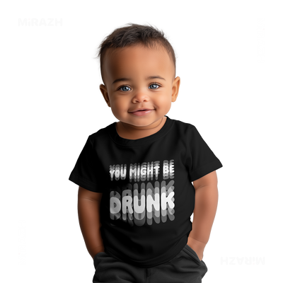 YouMightBeDrunk Baby T Shirt 05 Black