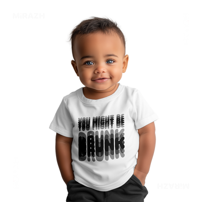 YouMightBeDrunk Baby T Shirt 05 White