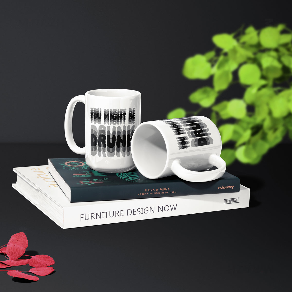 YouMightBeDrunk Ceramic Mug 02 White