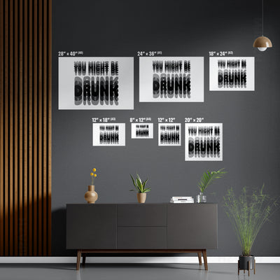 YouMightBeDrunk Frameless Canvas 06