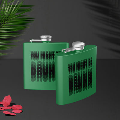 YouMightBeDrunk Hip Flasks 02 Green