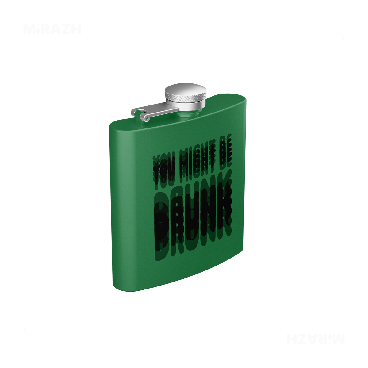 YouMightBeDrunk Hip Flasks 03 Green