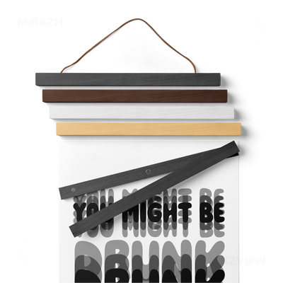 YouMightBeDrunk Magnetic Hanger Poster 02 White Wood