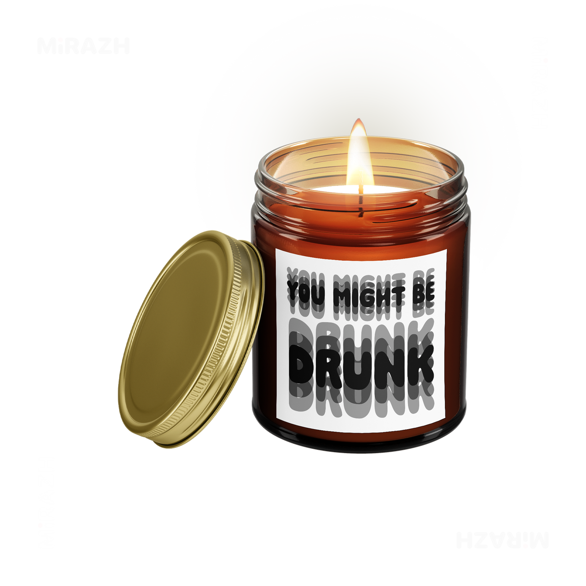 YouMightBeDrunk Scented Candle 01 Amber