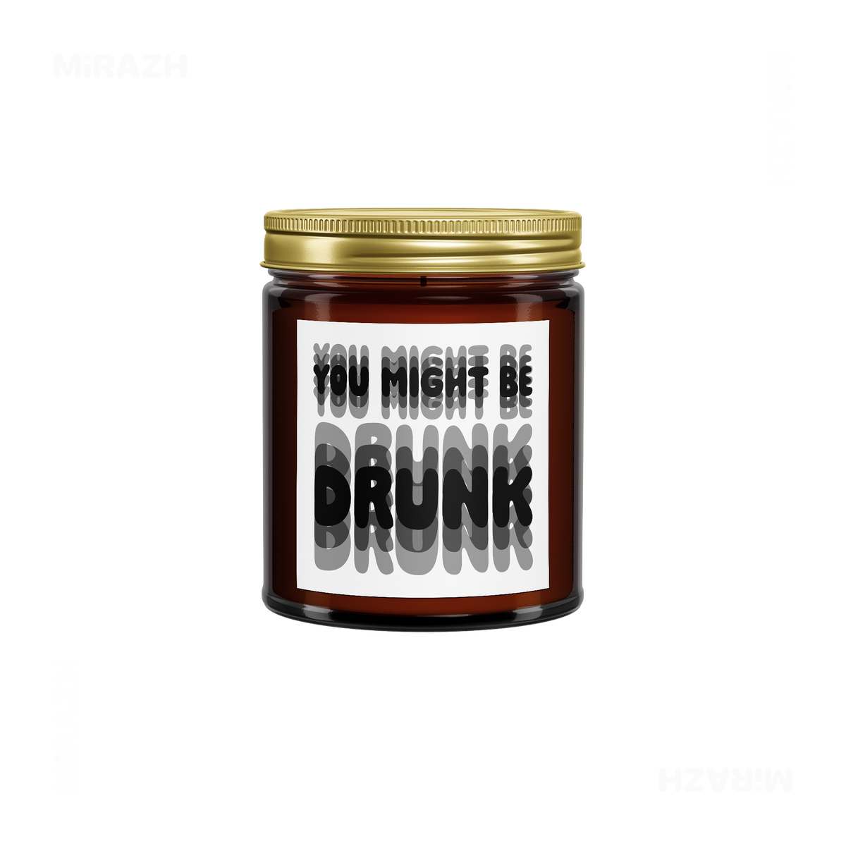 YouMightBeDrunk Scented Candle 04 Amber