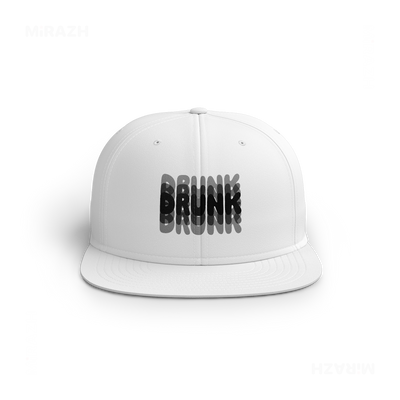 YouMightBeDrunk Snapback Caps 01 White DTF