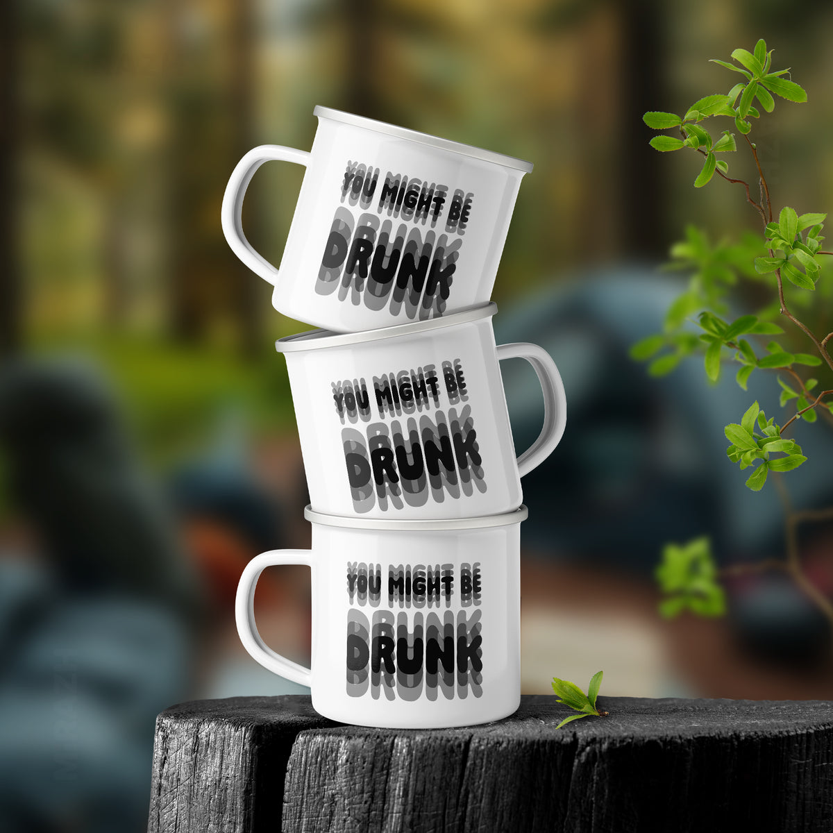 YouMightBeDrunk Stainless Steel Camping Mug 02